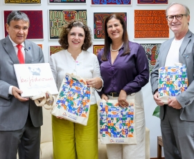 Assinatura de Inauguração da Cuidoteca da UnB. 23/02/2026 Foto: Anastácia Vaz/Secom UnB